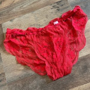 VS Very Sexy Christmas Lace String Bikini Panty